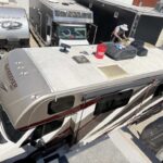 Recoating an RV Fiberglass Roof on Sunseeker Motorhome