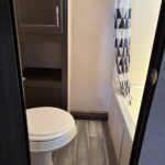 RV bathroom floor repair