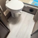RV bathroom floor repair