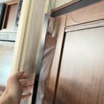 RV Interior Wood Door Build and Installation Los Angeles
