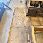 plywood replacement and vinyl plank flooring installation in rv