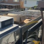 process of Repair Damaged RV Roof on Four Winds Fun Mover