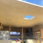 process of Repair Damaged RV Roof on Four Winds Fun Mover