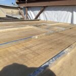 process of Repair Damaged RV Roof on Four Winds Fun Mover