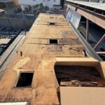 process of Repair Damaged RV Roof on Four Winds Fun Mover