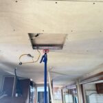 process of Repair Damaged RV Roof on Four Winds Fun Mover