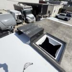 process of Repair Damaged RV Roof on Four Winds Fun Mover Los Angeles