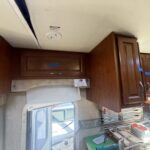 process of Repair Damaged RV Roof on Four Winds Fun Mover