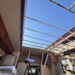 process of Repair Damaged RV Roof on Four Winds Fun Mover
