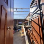 process of Repair Damaged RV Roof on Four Winds Fun Mover