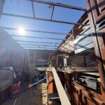 process of Repair Damaged RV Roof on Four Winds Fun Mover