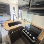 Butcher Block Countertop Installation in Travel Trailer