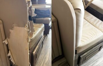 Class A RV Interior Restoration After Pet Damage