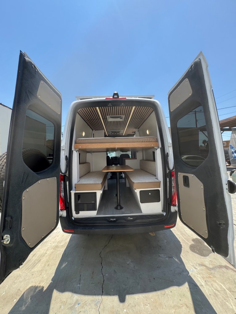 Mercedes Sleeping Areas and Convertible Bed Systems