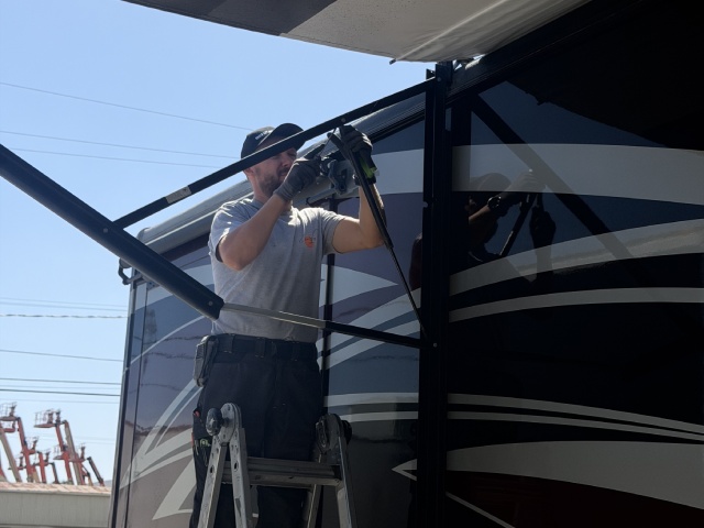 RV Awning Shock Replacement Custom Way