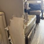 before Class A RV Interior Restoration After Pet Damage