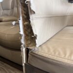 before Class A RV Interior Restoration After Pet Damage