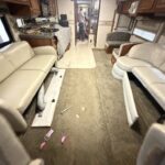 before Replacing Flooring in RV With Slide 3