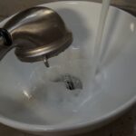 clean fresh water tank in RV