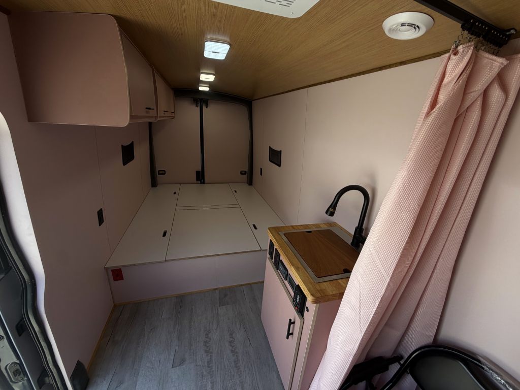 Cream Color RV Interior Renovation