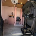 Ford Transit Van Conversion Layout accessible interior, Custom Way Repair Shop