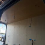 Ford Transit Van RV Conversion interior before renovation, Custom Way Repair Shop