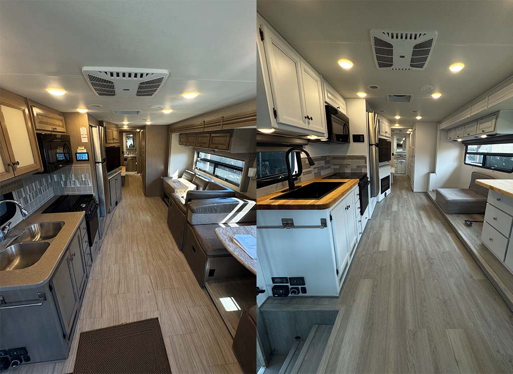 White RV Interior Paint Colors