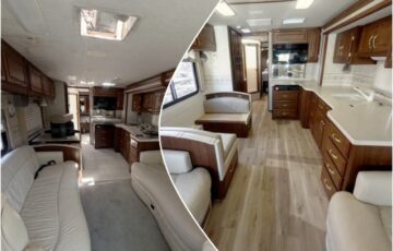 Fleetwood Revolution RV Repair After Water Damage