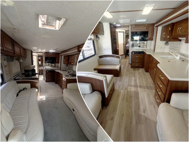Fleetwood Revolution RV Repair After Water Damage