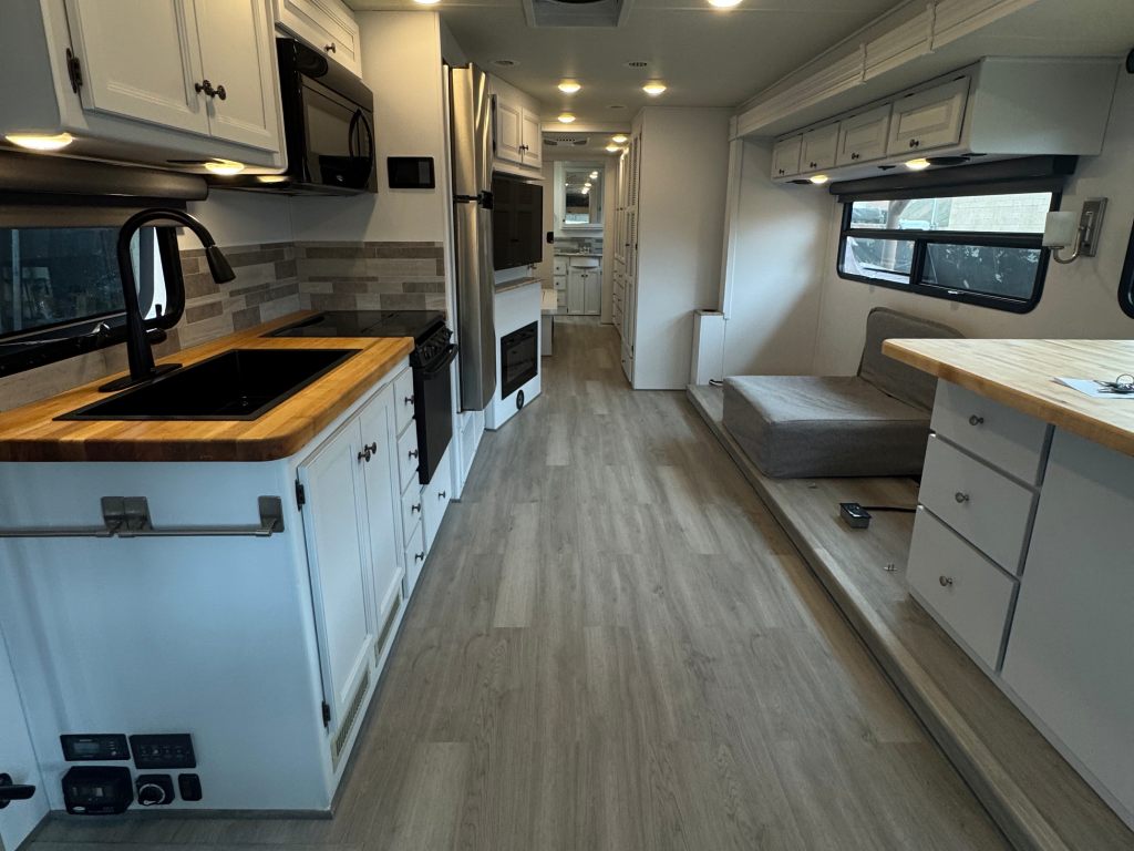 RV Flooring Ideas Luxury Motorhome Design