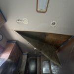 before Winnebago Adventurer Ceiling Replacement