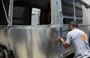 Airstream Classic Body Repair in Los Angeles