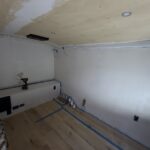 before Ford Transit Conversion Van Interior for a Mobile Business