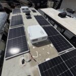 Finished Six-Panel RV Solar System Roof Layout