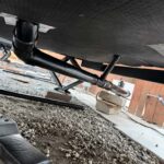 New Drain Plumbing Under the Travel Trailer