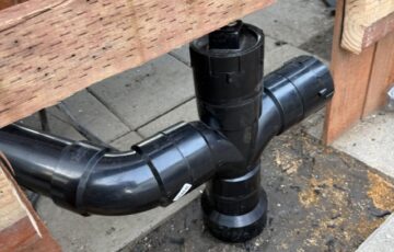RV Holding Tank to Residential Sewer Conversion