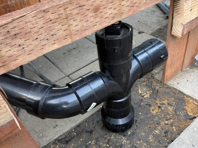 RV Holding Tank to Residential Sewer Conversion