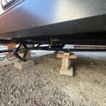Stationary Travel Trailer with Direct Sewer System