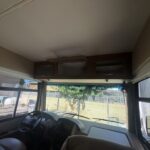 before RV Electric Bed Lift System Above the Cab