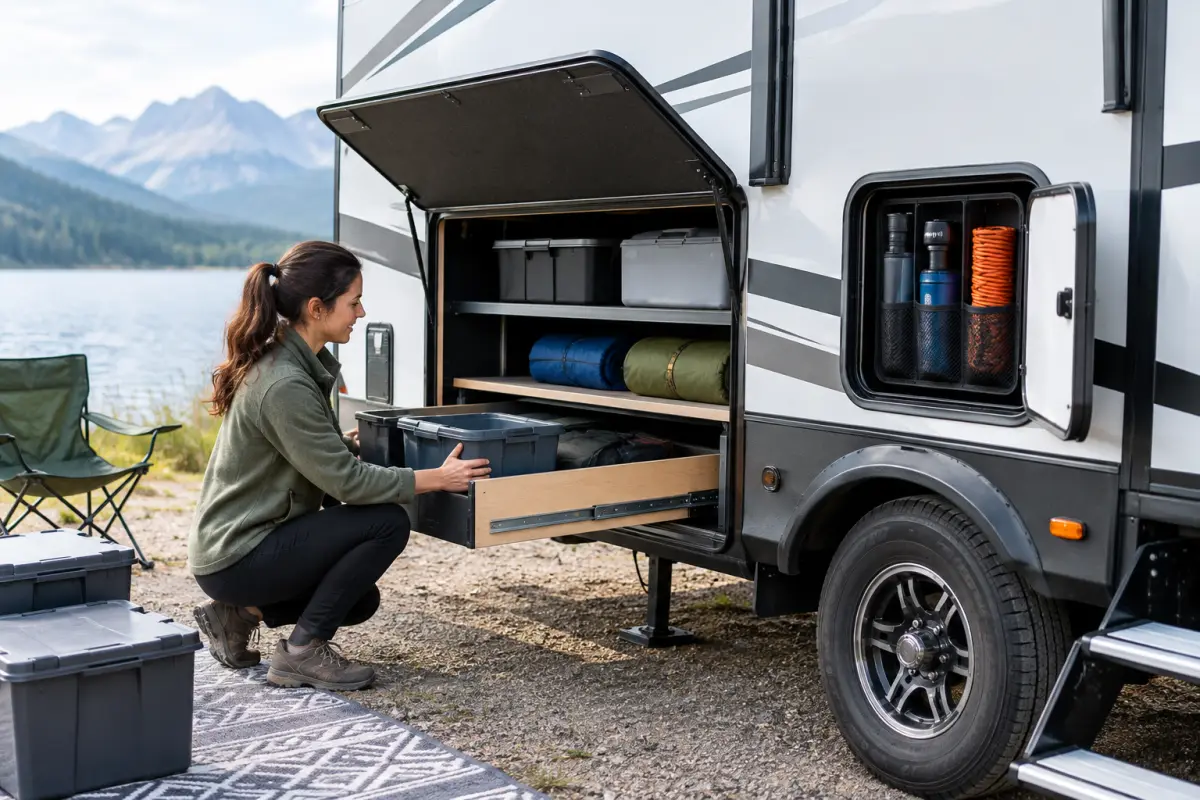How to Add More Storage to an RV Without Overloading It