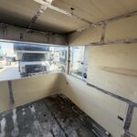 Mobile Barbershop Trailer Interior Construction