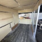 Mobile Barbershop Trailer Interior Construction