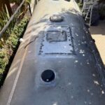 Interstate vintage Airstream leaking roof recoating