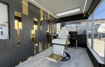 Mobile Barbershop Trailer Conversion Custom Way