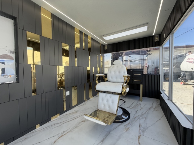 Mobile Barbershop Trailer Conversion Custom Way