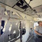 Mobile Barbershop Trailer Interior Construction