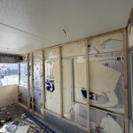 Mobile Barbershop Trailer Interior Construction