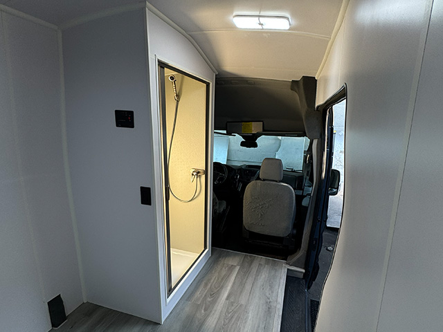RV shower renovation