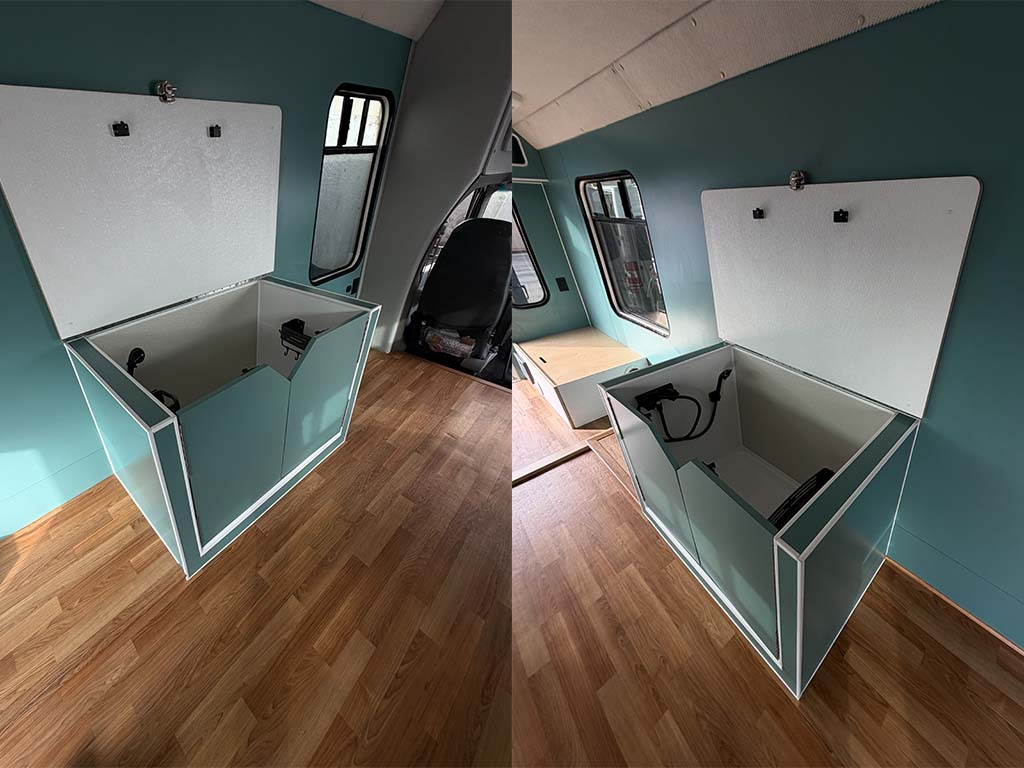 Van shower renovation