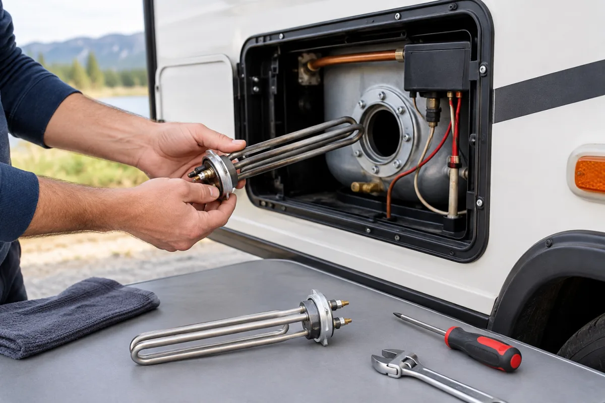 How to Change the Heating Element on a Camper Water Heater